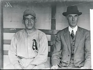 Connie Mack with Roy Thomas