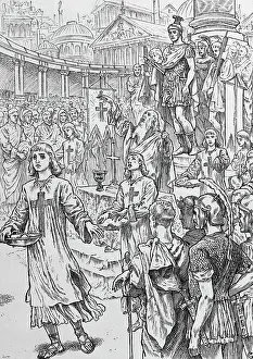 Constantine the Great Dedicating Constantinople