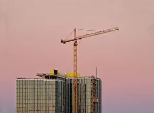 Images Dated 12th December 2019: Construction Dusk