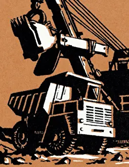 Dump Truck Prints: Construction Site