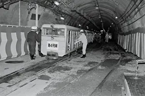 Construction Workers Entering Service Trains