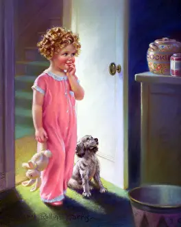 Bunny Prints: Contemplating the Cookie Jar