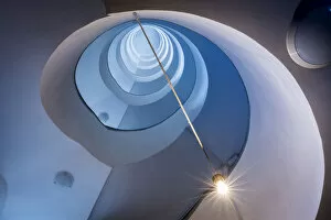 Contemporary spiral staircase