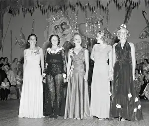 Last Five Contenders for Miss America 1937