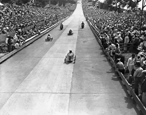 Akron Prints: Contestants Finishing Soap Box Derby