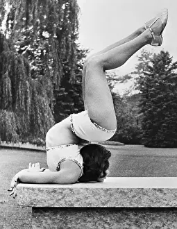 Strange Prints: Contortionist in Human Stair Pose