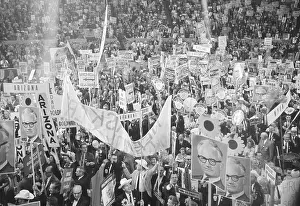 Goldwater Prints: Convention Delegates Holding Signs Supporting Barry Goldwater