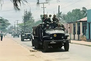 US Convoy Moving Through Santo Domingo Corridor