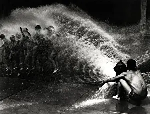 Spraying Prints: Cooling Off at a Fire Hydrant
