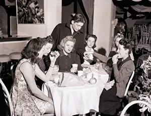 Lunch Prints: Copacabana Showgirls Eating Lunch