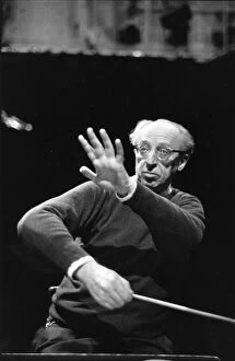 Images Dated 25th April 2016: Copland Conducts