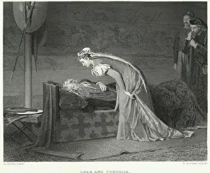 Cordelia Leans Over The Ailing Lear