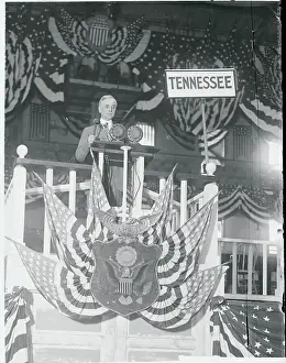 Cordell Hull at Podium