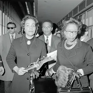 Coretta Scott King and Andrew Young