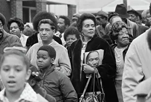 Coretta Scott King and Cesar Chavez Attend Ceremonies