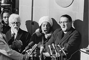 Rabbi Prints: Coretta Scott King Joining Hands and Singing with Protesters