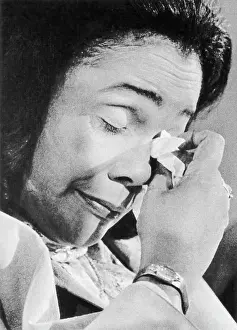 Coretta Scott King Wiping Tears