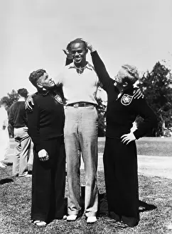 Cornelius Johnson Posing for Camera at The Olympics