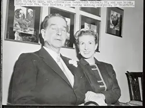 Reno Prints: Cornelius Vanderbilt Whitney and Mary Hosford Posing Underneath Portraits