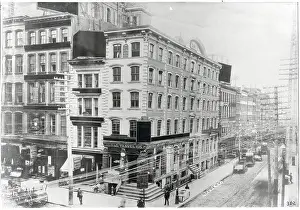 Corner of Fulton Street and Broadway
