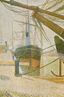 Anchor Prints: A Corner of the Harbor of Honfleur