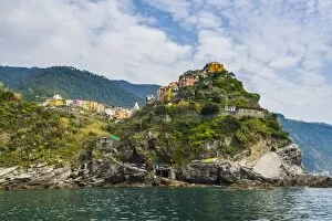 Images Dated 3rd April 2016: Corniglia, Cinque Terre, La Spezia, Liguria, Italy