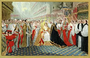 Images Dated 11th April 2015: Coronation of Queen Victoria