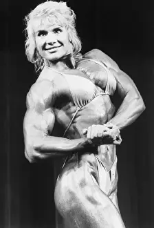 Cory Everson Flexing Her Muscles