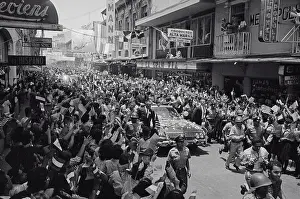 San Jose Prints: Costa Ricans Welcoming President Kennedy