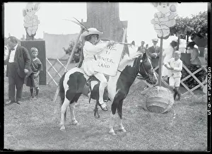 Southampton Prints: Costumed Boy on Pony