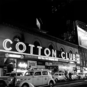Cotton Club Marquee In NY