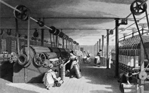 Engravings Prints: Cotton Factory