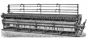 Linen Prints: Cotton-spinning machinery