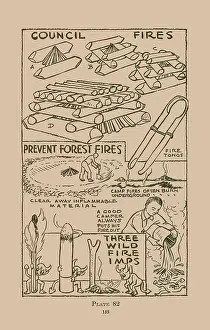 Boy Scouts Prints: Council Fires