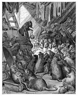 Gustave Dore (1832-1883) Gallery: The council of rats