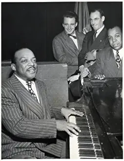 Bandleader Prints: Count Basie Playing Piano