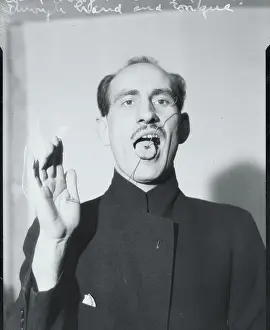 Pointed Prints: Count Roman Ostoja Piercing His Tongue