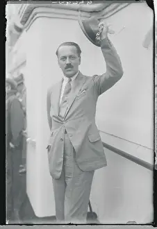 Dignity Prints: Count Skrzynski Waving His Hat