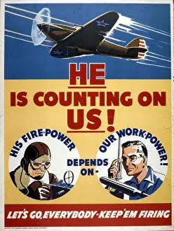 Recruitment Prints: He Is Counting On Us!