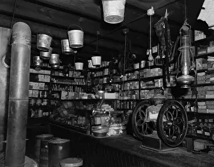 General Prints: Country general store interior