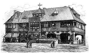 Rhode Island Prints: Country house in Newport