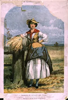 Portrait Female Roles Prints: Country Maiden