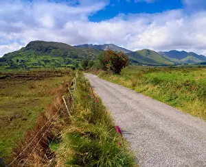 Country road near Maam Cross, Co Galway, Ireland