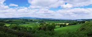 Prints of County Waterford, Ireland, Landscape Looking Towards Dungarvan Ireland Unveiled: County Waterford, Ireland, Landscape Looking Towards Dungarvan