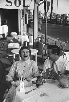 Marriage Prints: Couple In Cafe