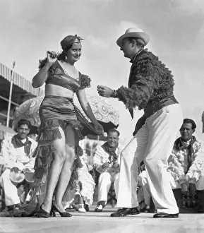 Instructor Prints: Couple Dancing the Rhumba