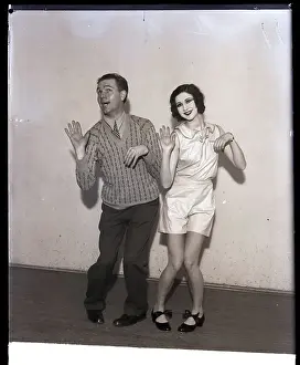 1920s Style Prints: A Couple Demonstrating The Charlstone