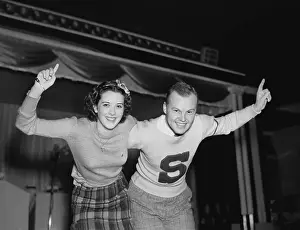 Apple Prints: Couple Doing The Big Apple Dance