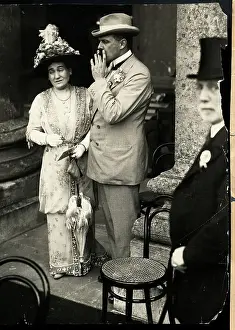 Couple at Gathering at Blenheim Palace