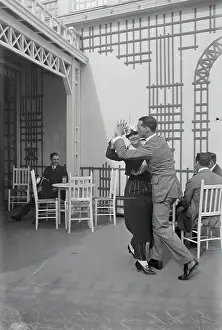 Couple Performing the Tango